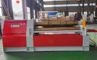 Full hydraulic CNC sliding rail type four-roll plate rolling machine